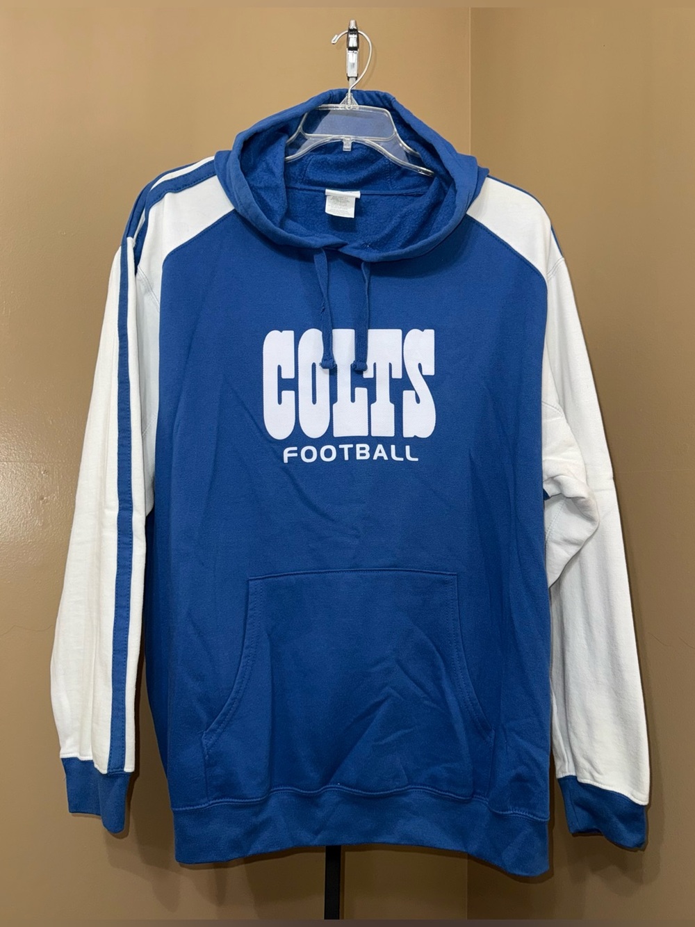 🌼COLTS NFL Football Blue & White Hooded Sweatshirt. Size XXL. 🌼